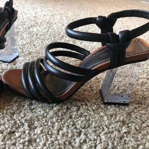 Zara Lucite Heels